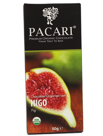 Pacari Barra de Chocolate - Higos|Dark Chocolate - Figs|50 gr