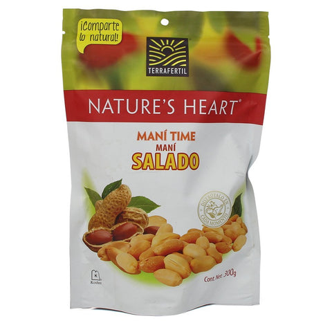 Nature's Heart Maní Time - Salado|Salted Peanuts|300 gr