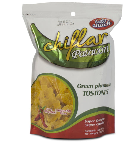 Tuto Snacks - Chiflar Patacón Jalapeño|Patacón - Jalapeño|200 gr