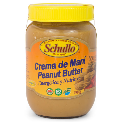 Schullo Crema de Maní|Peanut Butter|490 gr