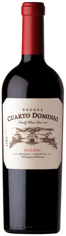 Cuarto Dominio Vino Tinto Malbec 2012|Red Wine|750 ml