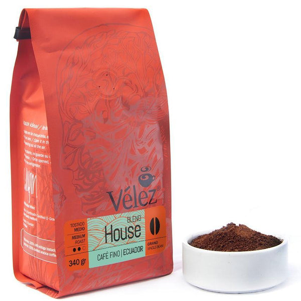 Vélez Café House Blend - Grano|Whole Bean Coffee - House Blend|340 gr