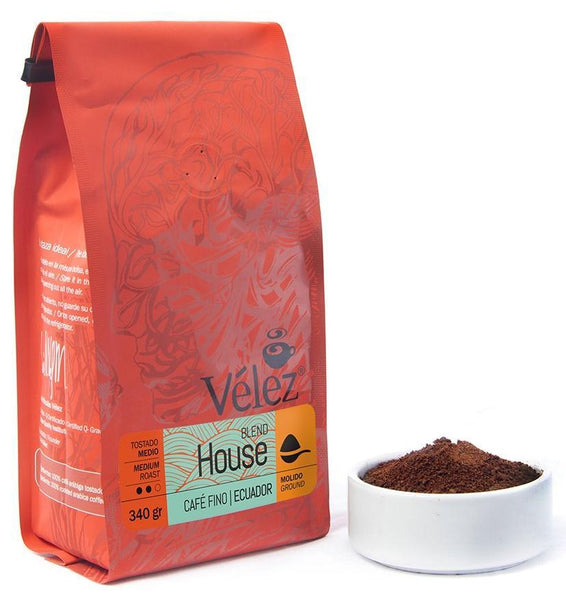 Vélez Café House Blend - Molido|Ground Coffee - House Blend|340 gr