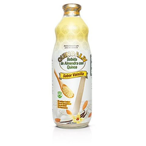 Quinoaliv Bebida de Almendra con Quinoa sabor a Vainilla|Almond Drink with Quinoa Vanilla Flavor|1 Litro