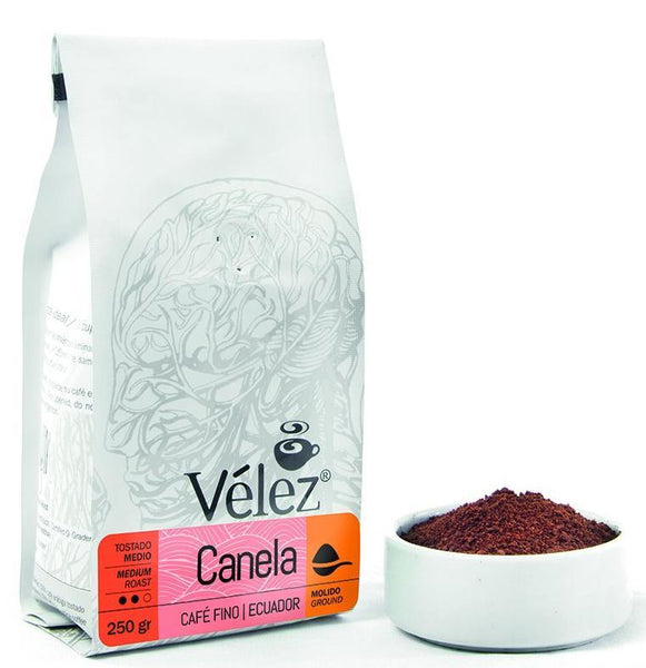 Vélez Café Canela - Molido|Ground Coffee - Cinnamon|250 gr