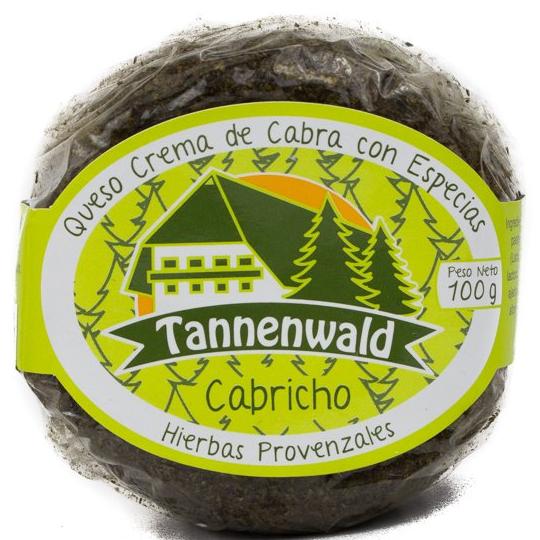 Tannenwald Queso de Cabra - Hierbas Provenzales|Goat Cheese - Herbs|100 gr
