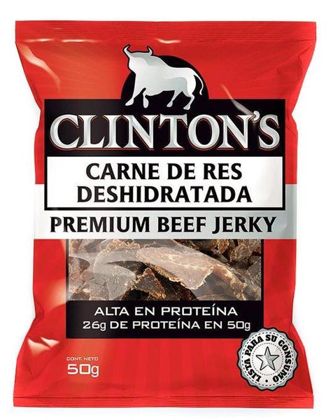 Clinton's Carne Deshidratada|Beef Jerky|50 gr