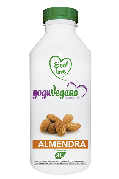 Ecolove Yogurt Vegano Almendra|Vegan Almond Yogurt|1 Litro
