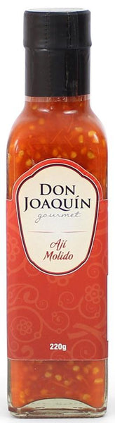 Don Joaquin Salsa Gourmet - Ají Molido|Hot Sauce - Ají|220 gr