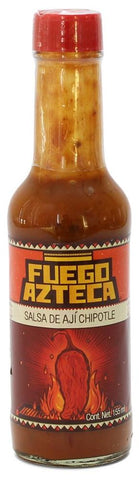 Fuego Azteca Salsa Ají Chipotle|Hot Sauce - Chipotle|155 gr
