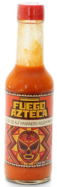 Fuego Azteca Salsa De Ají Habanero|Hot Sauce - Habañero|155 gr