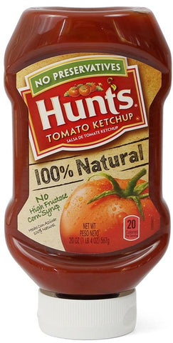Hunt's Salsa de Tomate - Natural|Ketchup|20 onzas