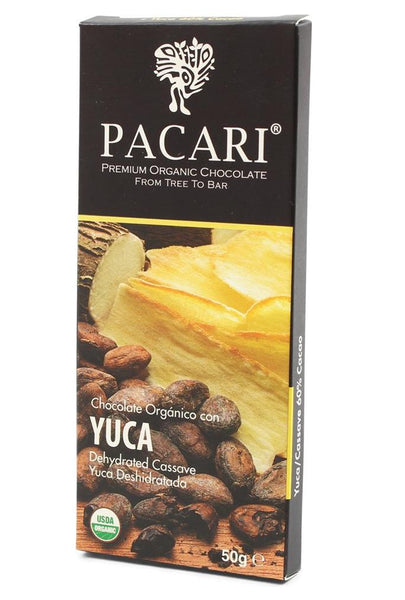 Pacari Barra de Chocolate - Yuca|Dark Chocolate - Yuca|50 gr