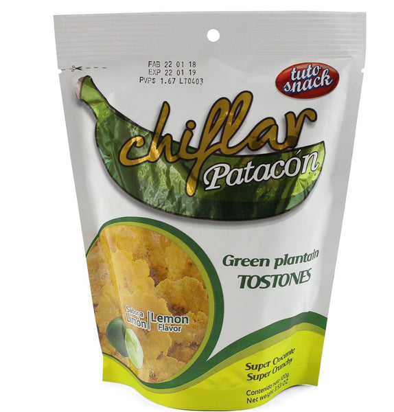 Tuto Snacks - Chiflar Patacón Limón|Patacón - Lemon|100 gr