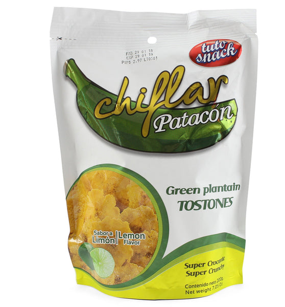 Tuto Snacks - Chiflar Patacón Limón|Patacón - Lemon|200 gr