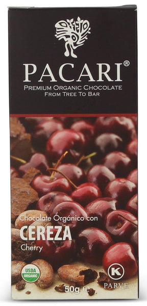 Pacari Barra de Chocolate - Cereza|Dark Chocolate - Cherry|50 gr