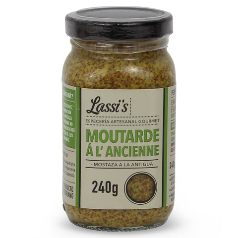 Lassi's Mostaza Moutarde Á L'Ancienne|Gourmet Mustard|240 gr