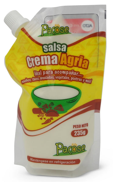 Pacose Crema Agria|Sour Cream|235 gr