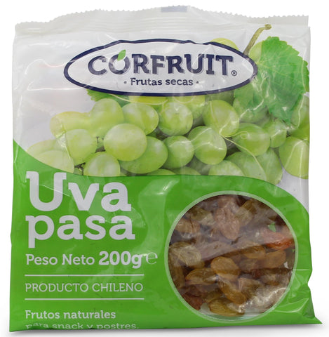 Corfruit Pasas Rubia|Golden Raisins|200 gr