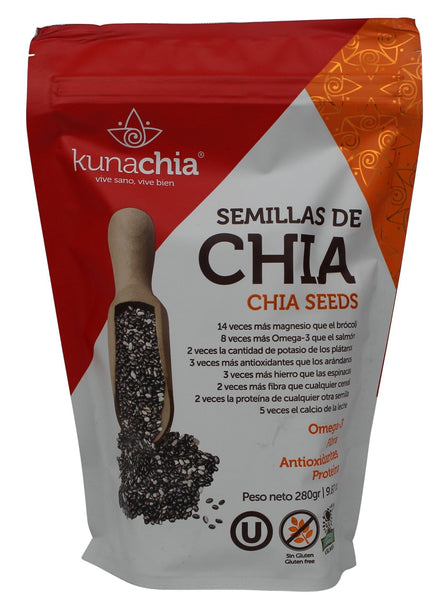 Kunachia Semillas de Chia|Chia Seeds|280 gr