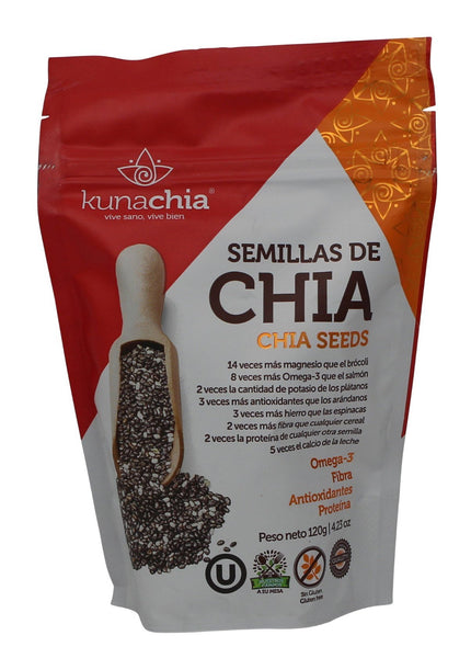 Kunachia Semillas de Chia|Chia Seeds|120 gr