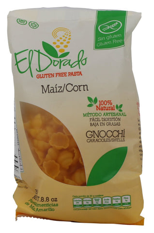 El Dorado Pasta de Maíz - Gnochi|Gluten Free Corn Pasta|250 gr
