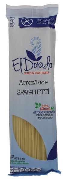 El Dorado Pasta de Arroz - Spaguetti|Gluten Free Rice Pasta|250 gr