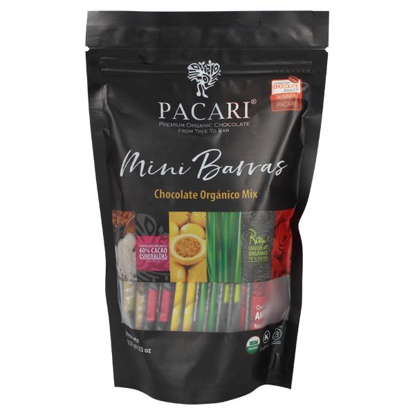 Pacari Mini Barras de Chocolate - Surtidas|Mini Chocolate Bars Mix|120 gr