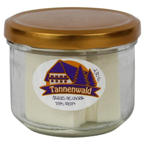 Tannenwald Queso Feta de Cabra|Feta Goat Cheese|1 Frasco