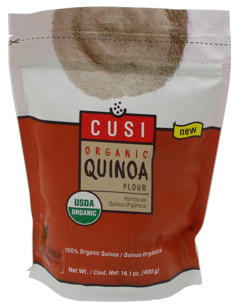 Cusi Harina de Quinua Orgánica|Organic Quinoa Flour|400 gr