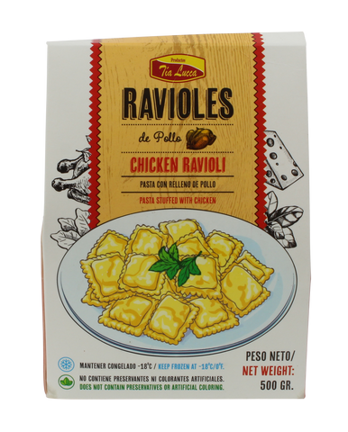 Tia Lucca Ravioles de Pollo|Chicken Ravioli|500 gr