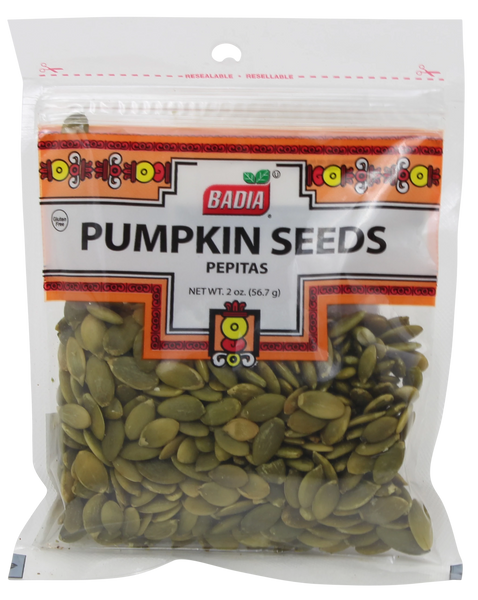 Badia Pepitas de Calabaza|Pumpkin Seeds|2 onzas