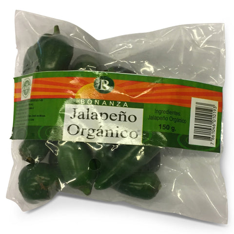 Bonanza Jalapeño Orgánico|Jalapeño|150 gr