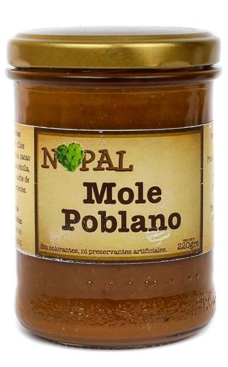 Nopal Salsa Mole Poblano|Mole Sauce|220 gr
