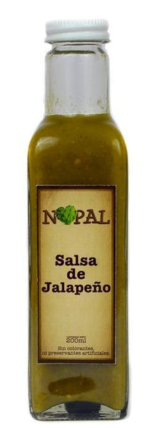 Nopal Salsa de Jalapeño|Jalapeño Salsa|200 ml