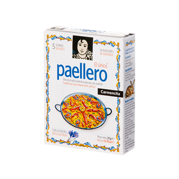 Carmencita Azafrán Sazonador para Paella|Saffron|20 gr