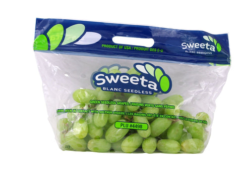 Uva Verde en Funda - Sin Semillas|Green Grapes - Seedless|1 Funda