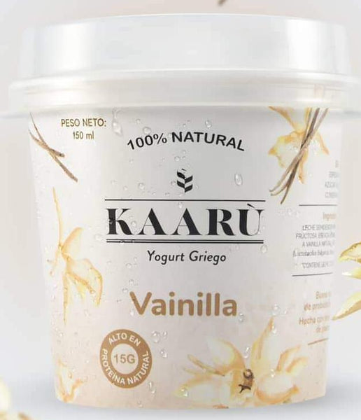 Kaaru Yogur Tipo Griego - Vainilla|Greek Yogurt - Vanilla|150 ml