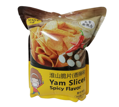 Maba Chips de Camote Chino Picante|Yam Slices Spicy Flavor|168 gr