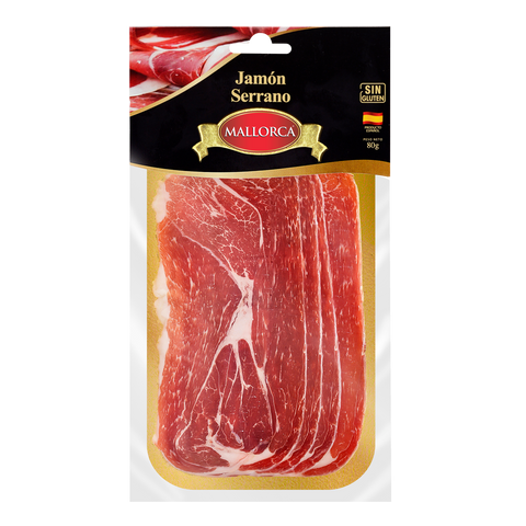 Mallorca Jamón Serrano Lonchado|Cured Ham|80 gr
