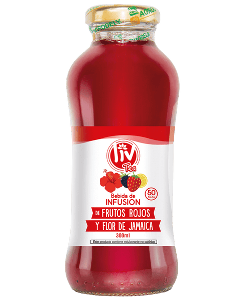 Liv Té de Frutos Rojos y Jamaica|Mixed Berry and Jamaica Tea|300 ml