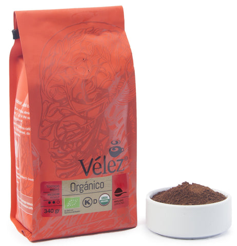 Vélez Café Orgánico - Molido|Organic Ground Coffee|340 gr
