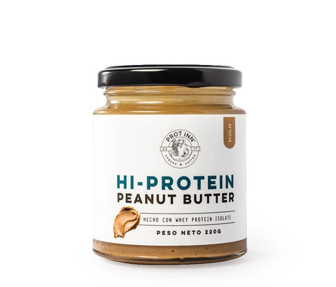Prot Inn  Mantequilla De Maní Natural con Proteina|Hi - Protein Peanut Butter|220 gr