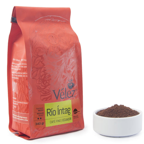 Vélez Café Río Intag - Molido|Ground Coffee - Río Intag|340 gr