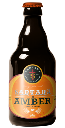 Santana Cerveza Amber (Amarilla)|Craft Beer|1 Botella