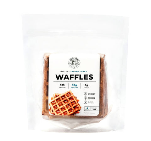 Prot Inn  Waffles Keto con Proteina|Waffles with Whey Protein Isolate|170 gr